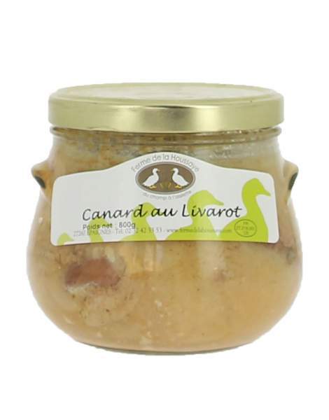 Canard au Livarot - Spécialité gastronomique normande - Plat cuisiné artisanal de la Ferme de la Houssaye 600g