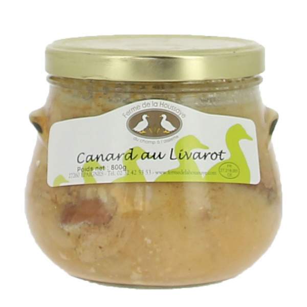 Canard au Livarot - Spécialité gastronomique normande - Plat cuisiné artisanal de la Ferme de la Houssaye 600g
