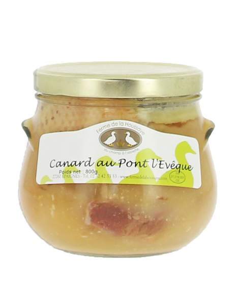 Spécialité normande de Canard au Pont L'Evêque - Plat cuisiné produit du terroir de normandie - Fabrication fermière 800g
