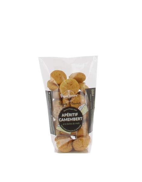 Biscuits apéritifs Camembert 100g Papa'tissier
