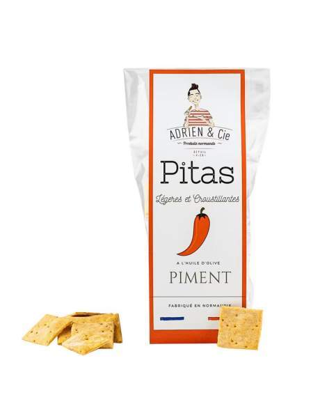 Pitas au piment d'Espelette Adrien & Cie 80g