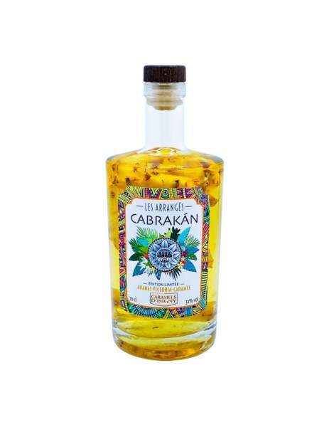Rhum arrangé ananas et caramel d'Isigny Cabrakàn 70cl 32%