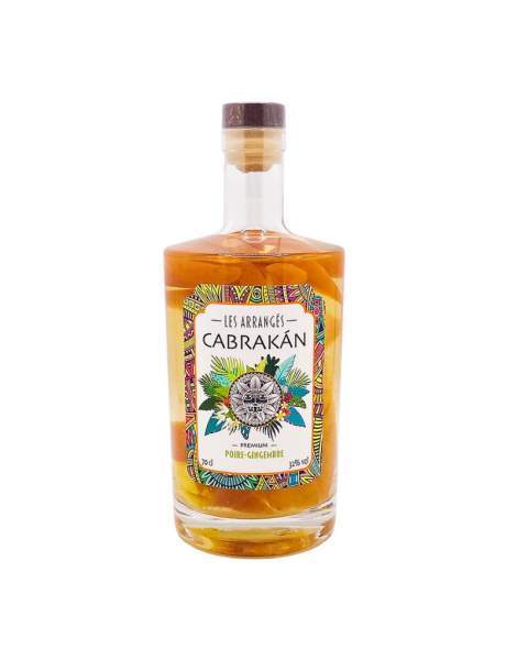 Rhum arrangé poire et gingembre Cabrakàn 70cl 32%