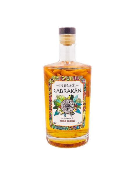 Rhum arrangé pomme cannelle Cabrakàn 70cl 32%