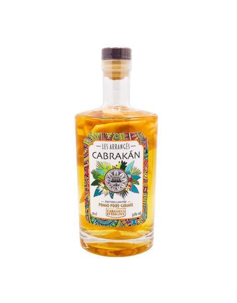 Rhum arrangé pomme poire caramel d'Isigny Cabrakàn 70cl 32%