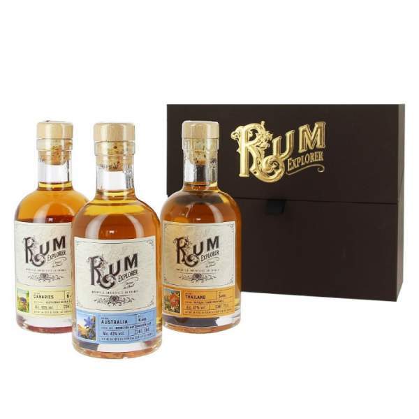 Le coffret rhums "Voyage autour des saveurs" Château du Breuil