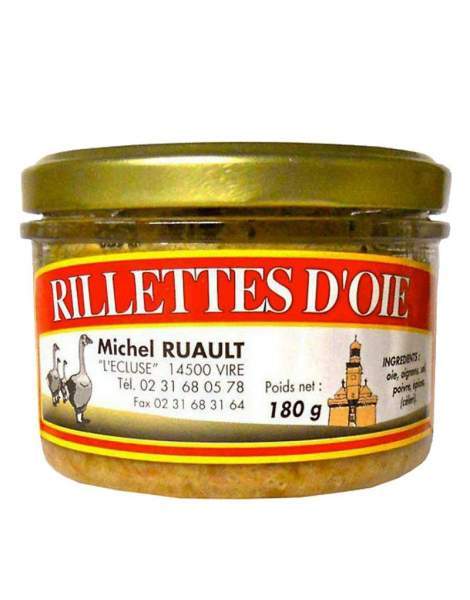 Rillettes d'oie 180g Michel Ruault