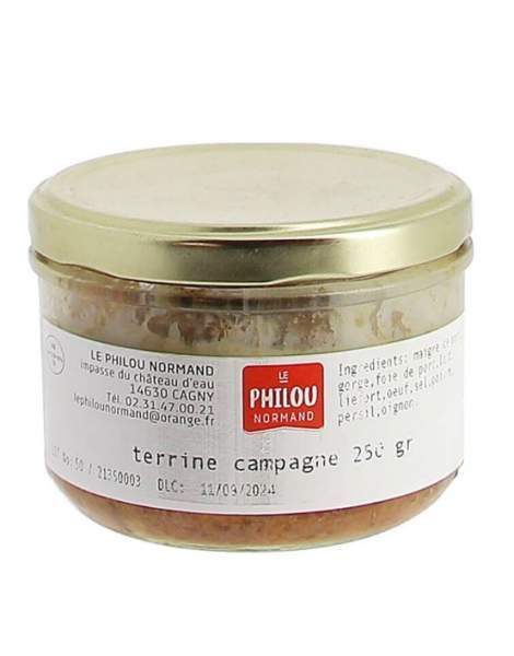 Terrine de campagne Le philou normand 180g