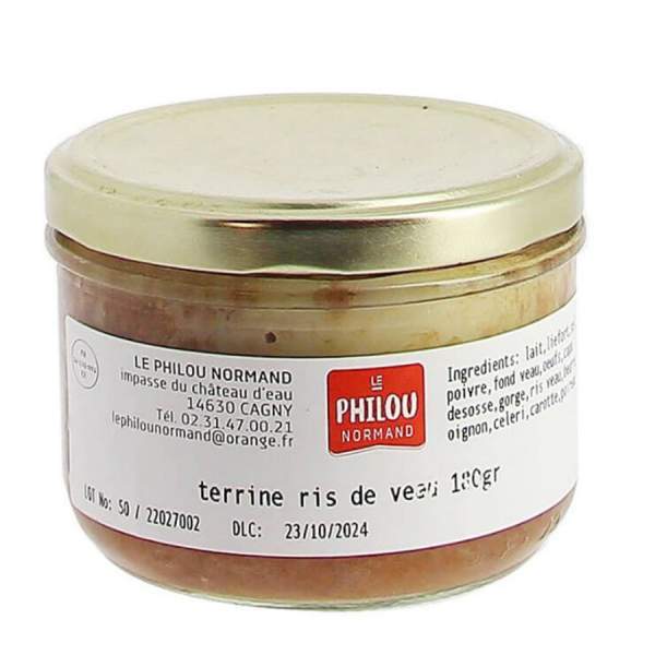 Terrine de lapin Le philou normand 180g