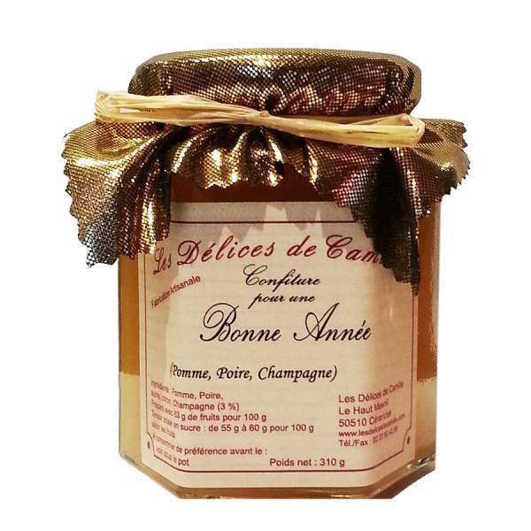 Confiture de Bonne Année à la pomme, poire et champagne
