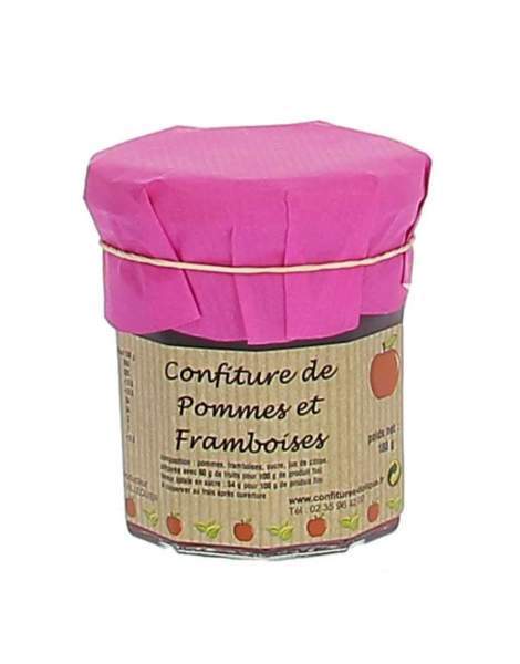 Confiture de pommes et framboises 180g Dolique