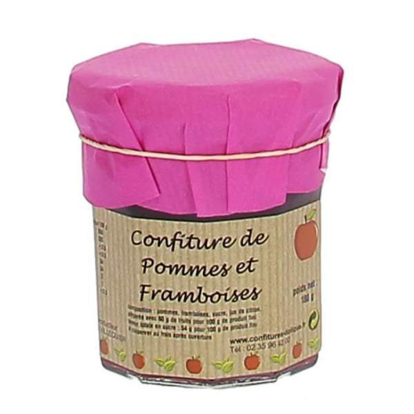 Confiture de pommes et framboises 180g Dolique