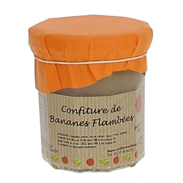 Confiture de bananes flambées Dolique 180g