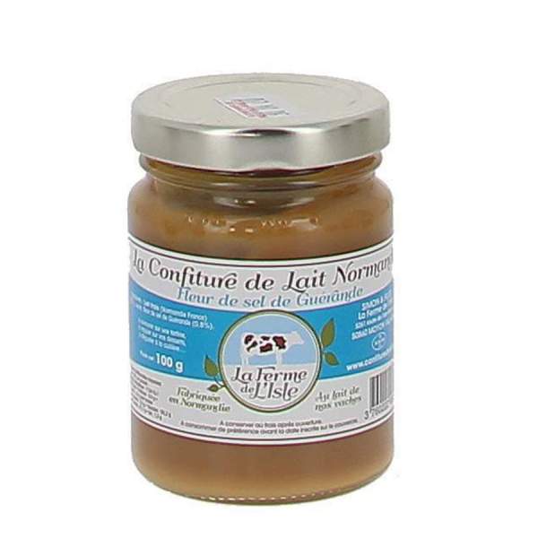 Confiture de lait à la fleur de Sel de Guérande 100g