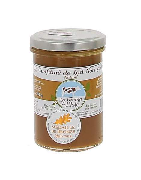 Confiture de lait nature ferme de l'isle