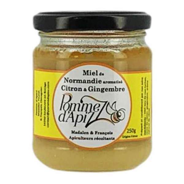 Miel citron gingembre Pomme d'apizz 250gr