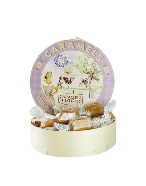 Caramels d'Isigny fondant beurre salé Boite Camembert 75g