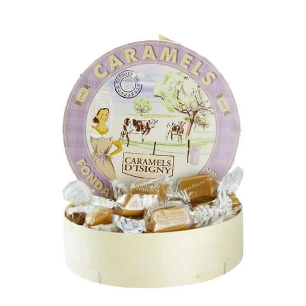 Caramels d'Isigny fondant beurre salé Boite Camembert 75g