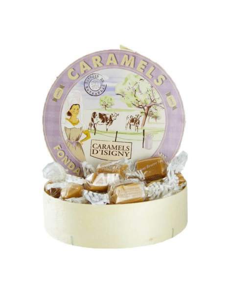 Caramels d'Isigny fondant beurre salé Boite Camembert 250 gr