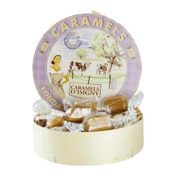 Caramels d'Isigny fondant beurre salé Boite Camembert 250 gr