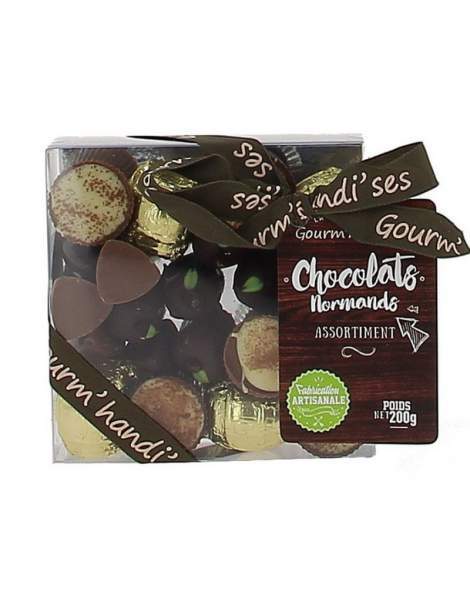 Assortiment de chocolats normands Gourm'handi'ses