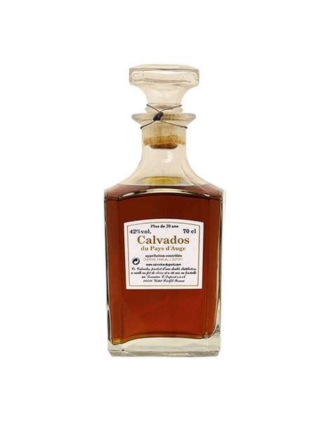Carafe Calvados 20 ans Dupont 42%vol 70cl