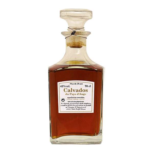 Carafe Calvados 20ans Dupont 42%vol 70cl