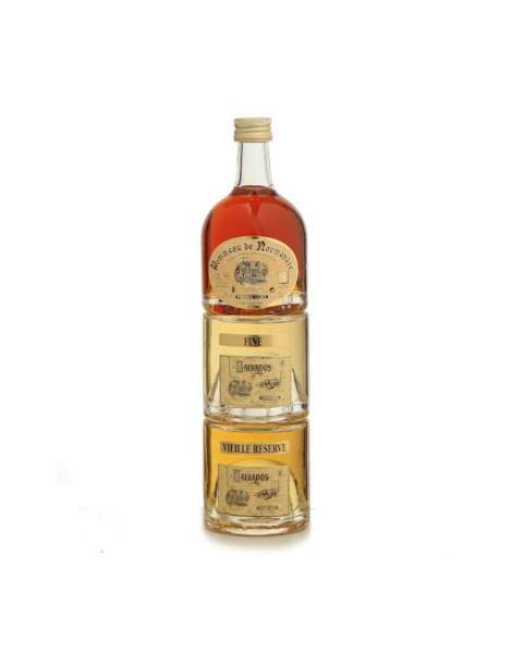 Mignonnettes empilables de Calvados et Pommeau de Normandie