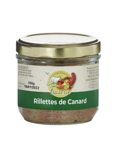 Rillettes de canard 100g - Fraserie