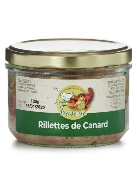 Rillettes de canard 180g - Fraserie