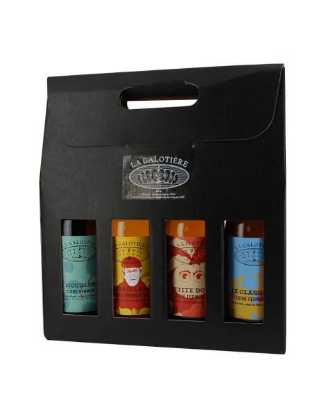 Coffret de 4 bouteilles de cidre de la Galotière 33cl