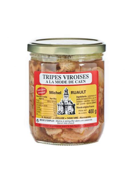 Tripes viroises à la mode de Caen Ruault 400 g