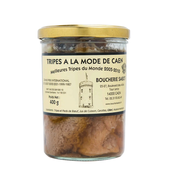 Tripes mode de caen Sabot 400g