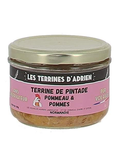 Terrine de pintade pommes pommeau Adrien & Cie 180g
