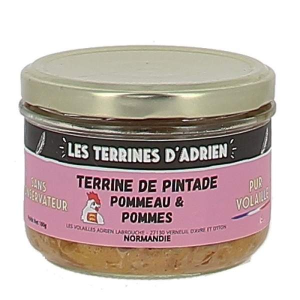 Terrine de pintade pommes pommeau Adrien & Cie 180g
