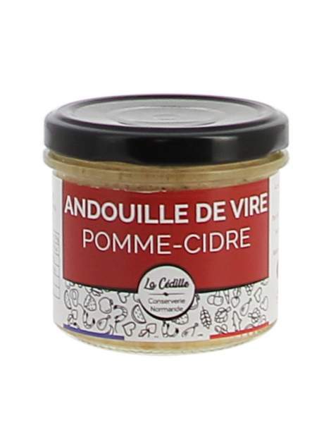 Rillettes andouille de Vire pomme-cidre La Cédille 120g