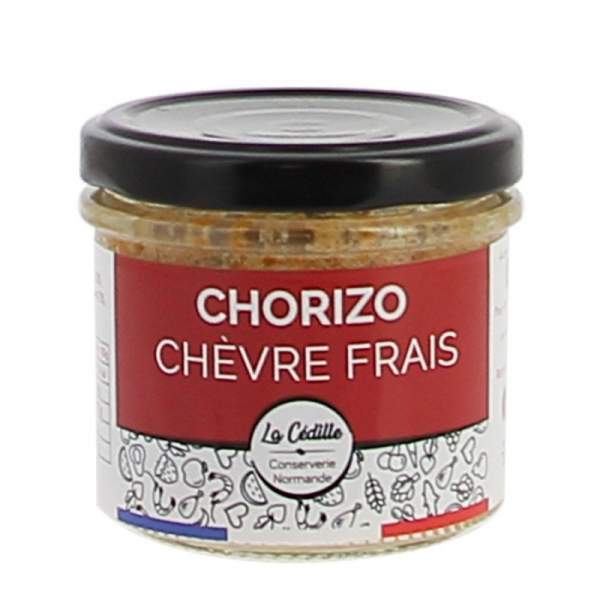 Rillettes chorizo chèvre frais La Cédille 120g