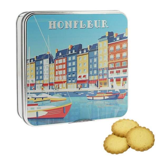  Sablés et boîte illustrée "Honfleur" 120g