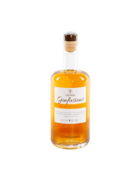 Ginfusion Abricot & Romarin C'est nous 50cl 21%