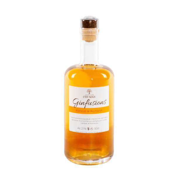 Ginfusion Abricot & Romarin C'est nous 50cl 21%