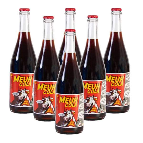 Lot de 6 Cola Meuh Cola 75cl Solibulles