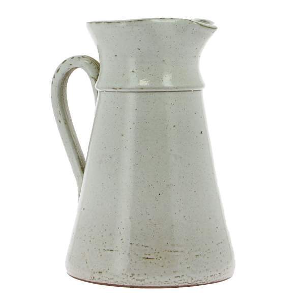 broc à cidre en grès blanc 1L Poterie Turgis