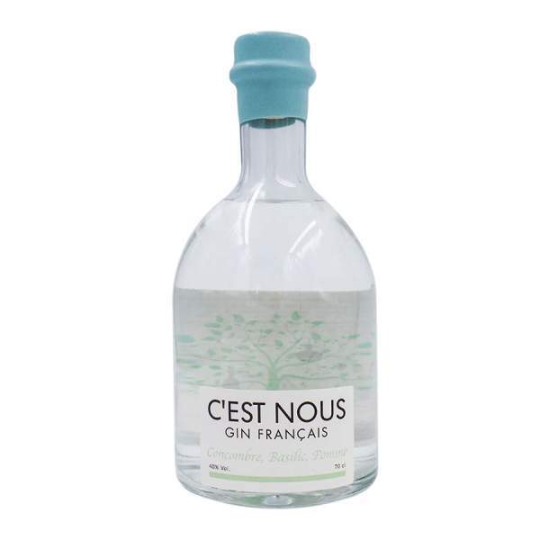 Gin concombre basilic pomme C'est Nous 70cl 40%