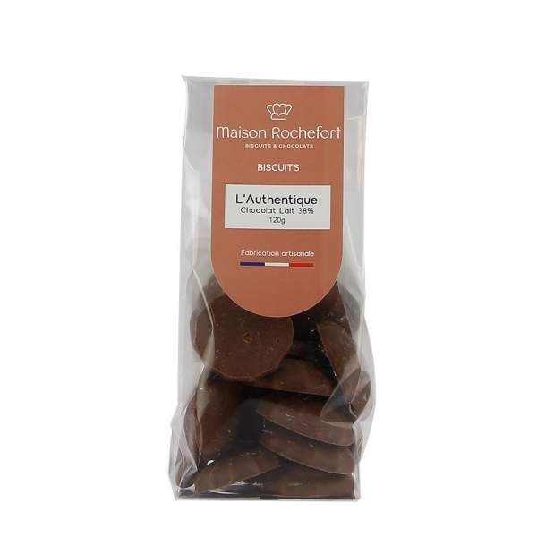 Sachet authentique chocolat au lait Maison Rochefort 120g
