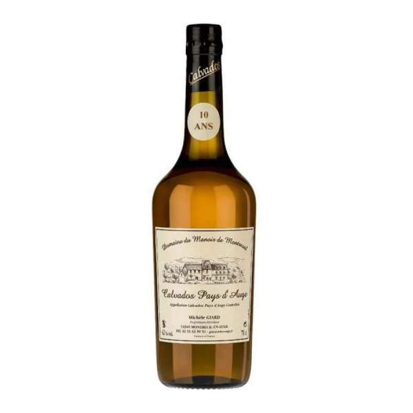 Calvados 10 ans Giard 42%vol 70cl
