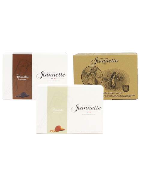 Lot de madeleines découvertes Jeannette 3x250g