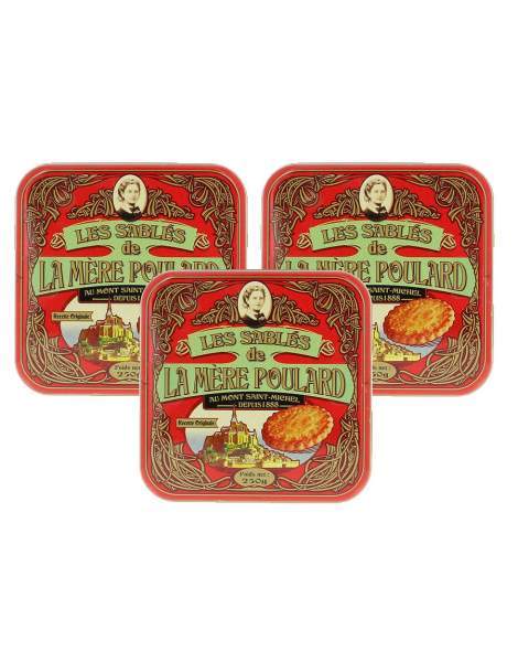 Lot de sablés Mère Poulard 3x250g