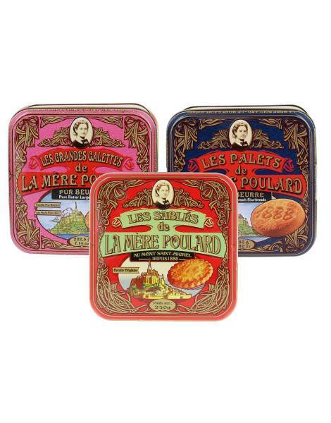Lot découverte biscuits Mère Poulard 3x200g