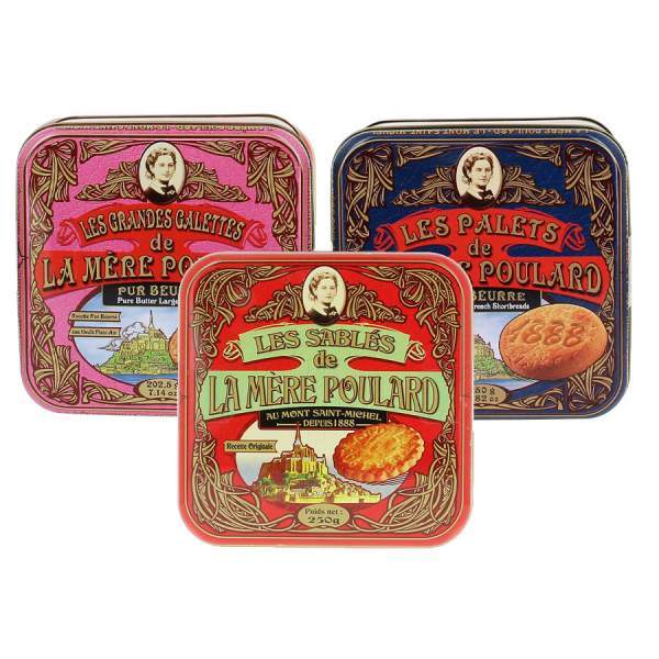 Lot découverte biscuits Mère Poulard 3x200g