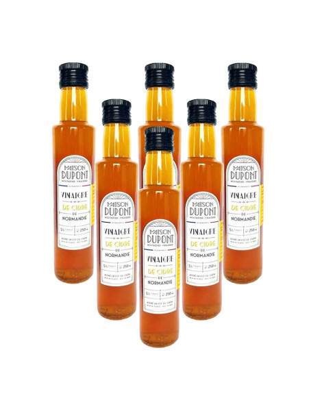 Vinaigre de cidre non pasteurisé sans sulfite 1L par 6